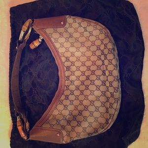 Gucci Monogram Canvas Hobo handbag